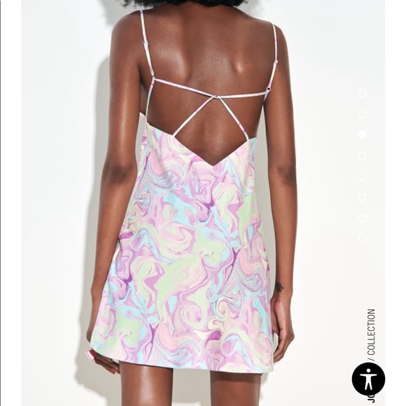 Zara Retro Mini Dress- worn once - Picture 3 of 5